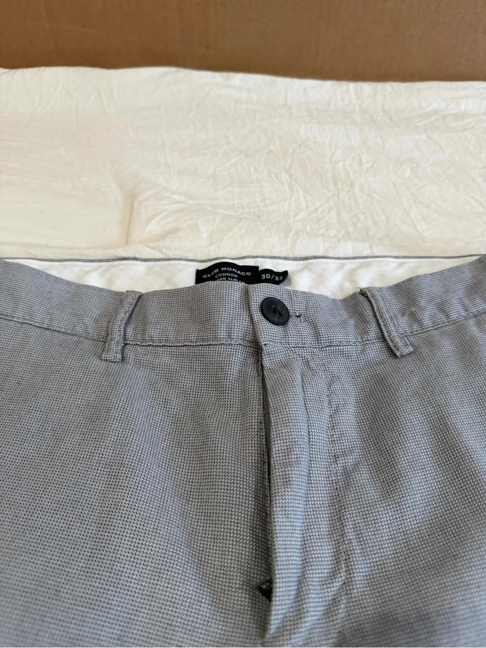 Club Monaco Men's Gray Chino Pants
